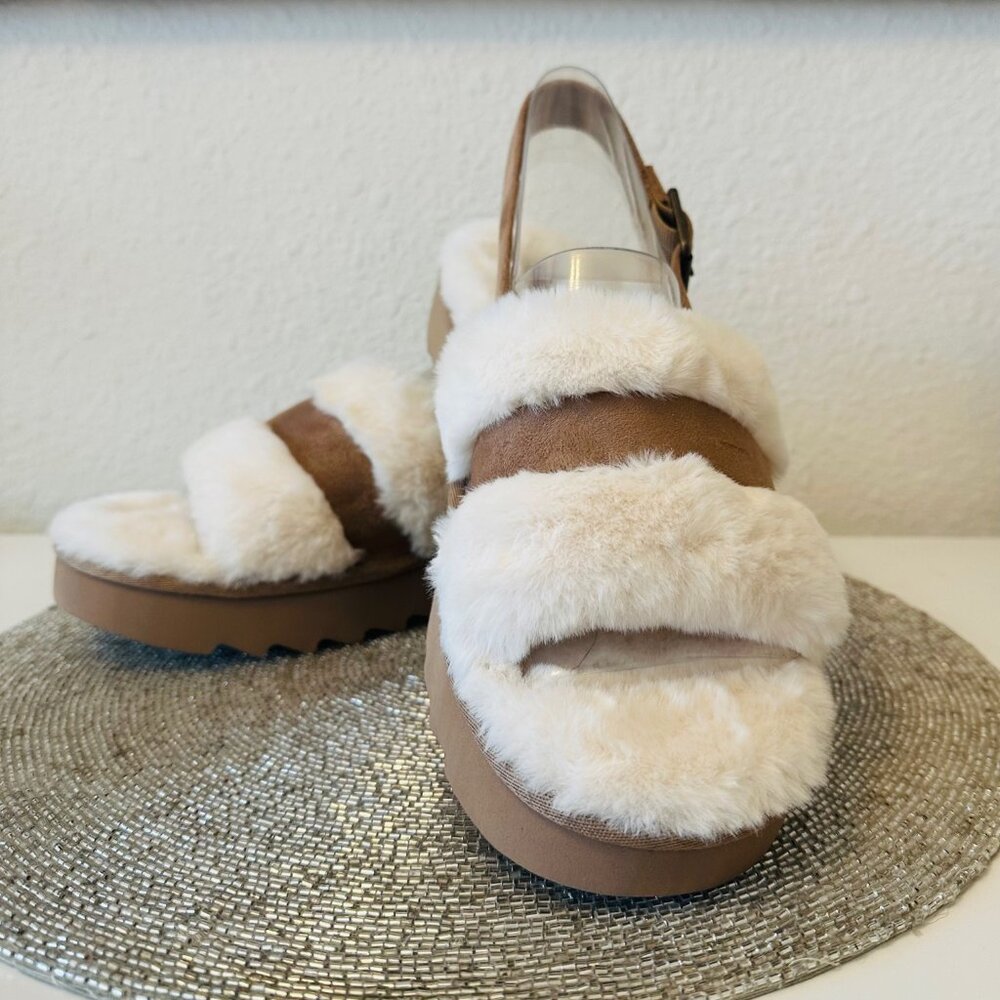 Koolaburra by UGG Women’s Fuzz’d Out Sandals – Size 12 NEW w/Box